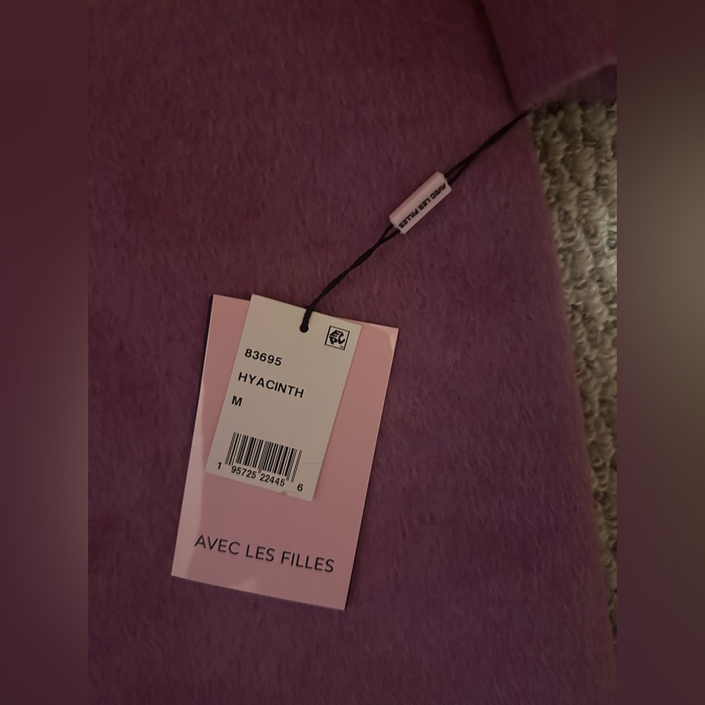 NWT Avec Les Filles Lavender Coat - Picture 11 of 13